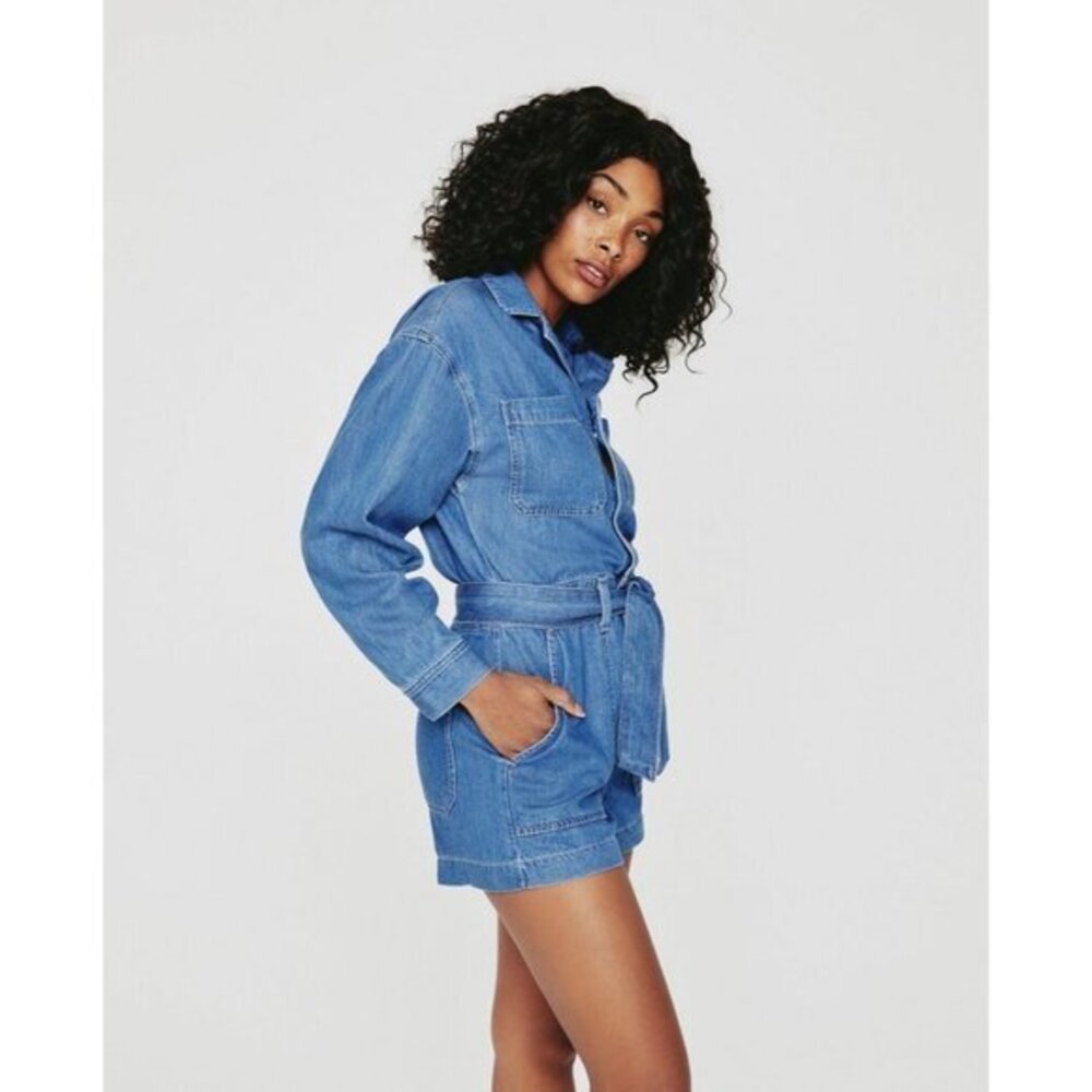 NWOT AG RYLEIGH denim jean jumpsuit size S